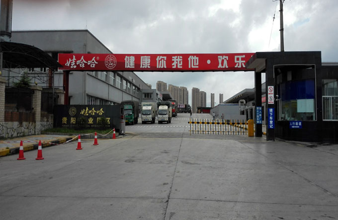 娃哈哈电视监控系统、交通设施、园区交通标线